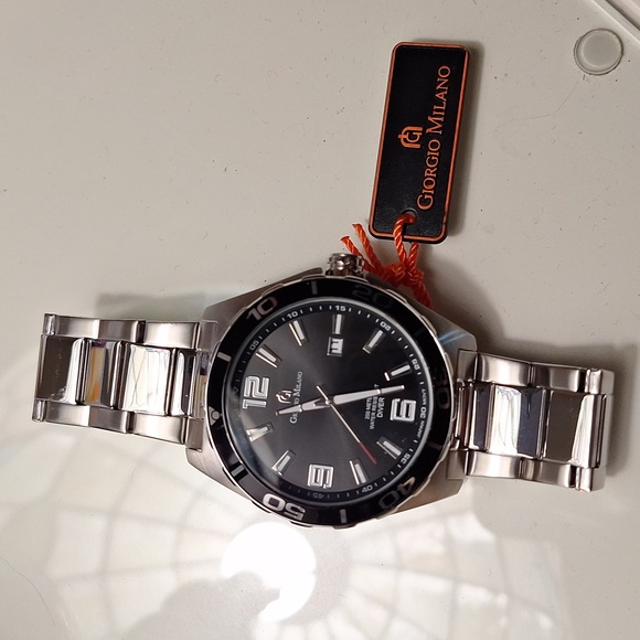 NWT Gent's Stainless Steel Giorgio Milano Watch - Picture 4 of 8